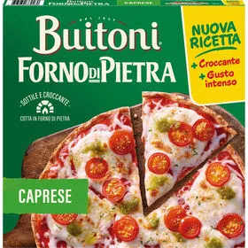 Pizza Forno Di Pietra Caprese Mozzarella e Pesto Buitoni Forno di Pietra
