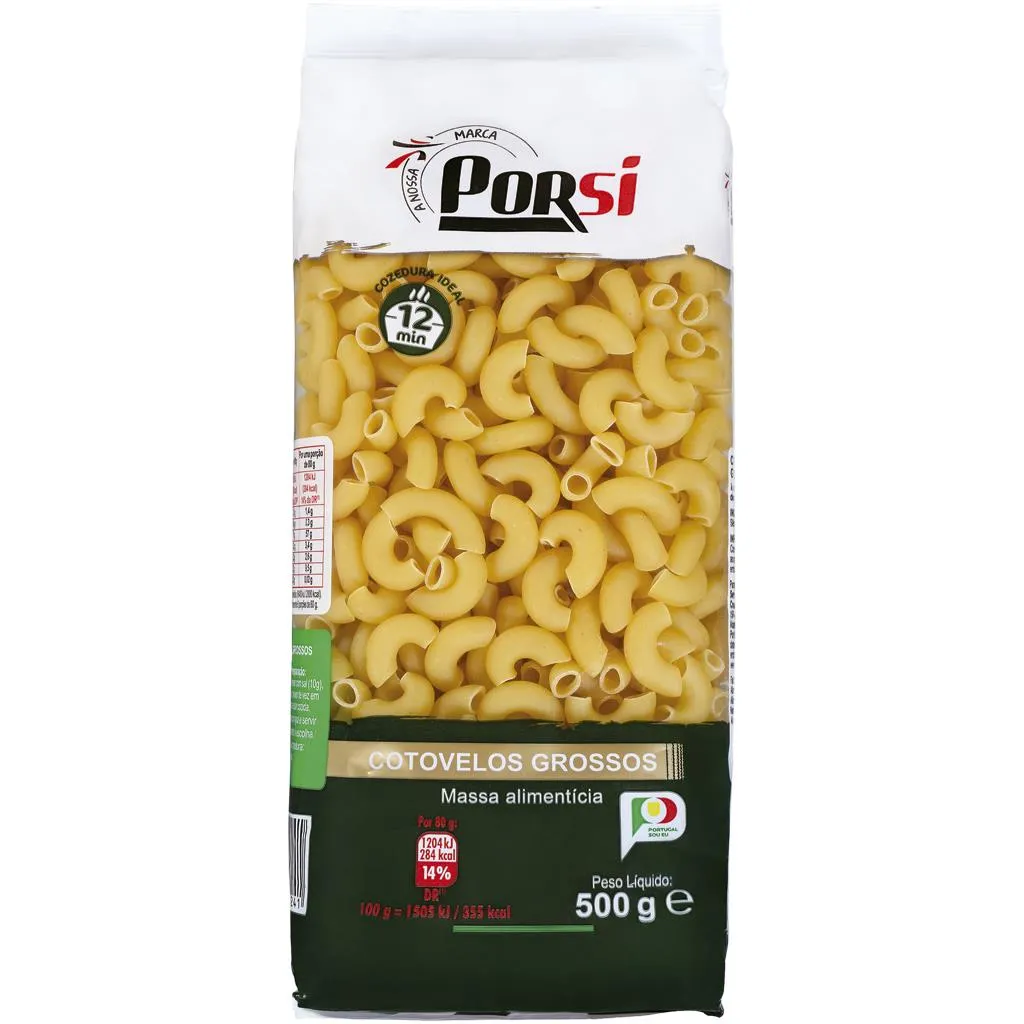 Massa Cotovelos Grossos 500g