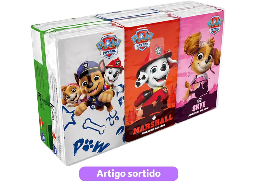 Lenços bolso Kartika patrulha pata 6un