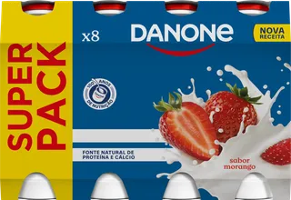 Iogurte Líquido Morango Pack 8 Danone