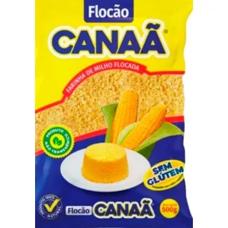 Milho de Flocão embalagem 500 g - Canaã