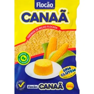 Milho de Flocão embalagem 500 g - Canaã