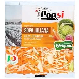 Sopa juliana programa origens Porsi Programa Origens