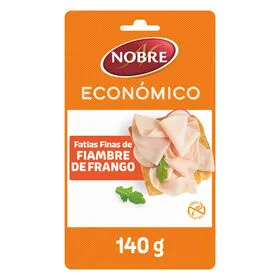 Fiambre de Peito de Frango Fatias Finas Nobre
