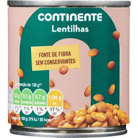 Lentilhas Continente