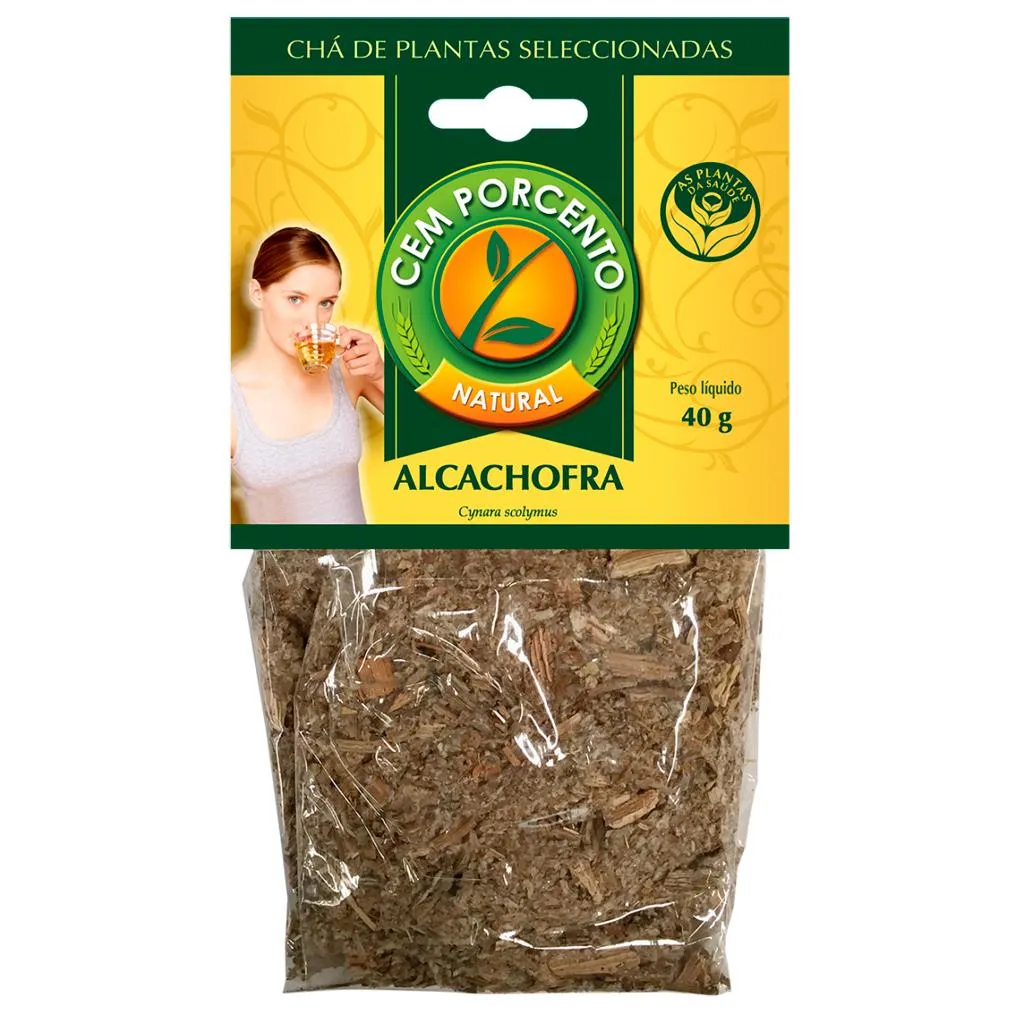 Chá alcachofra, embalagem de 40g