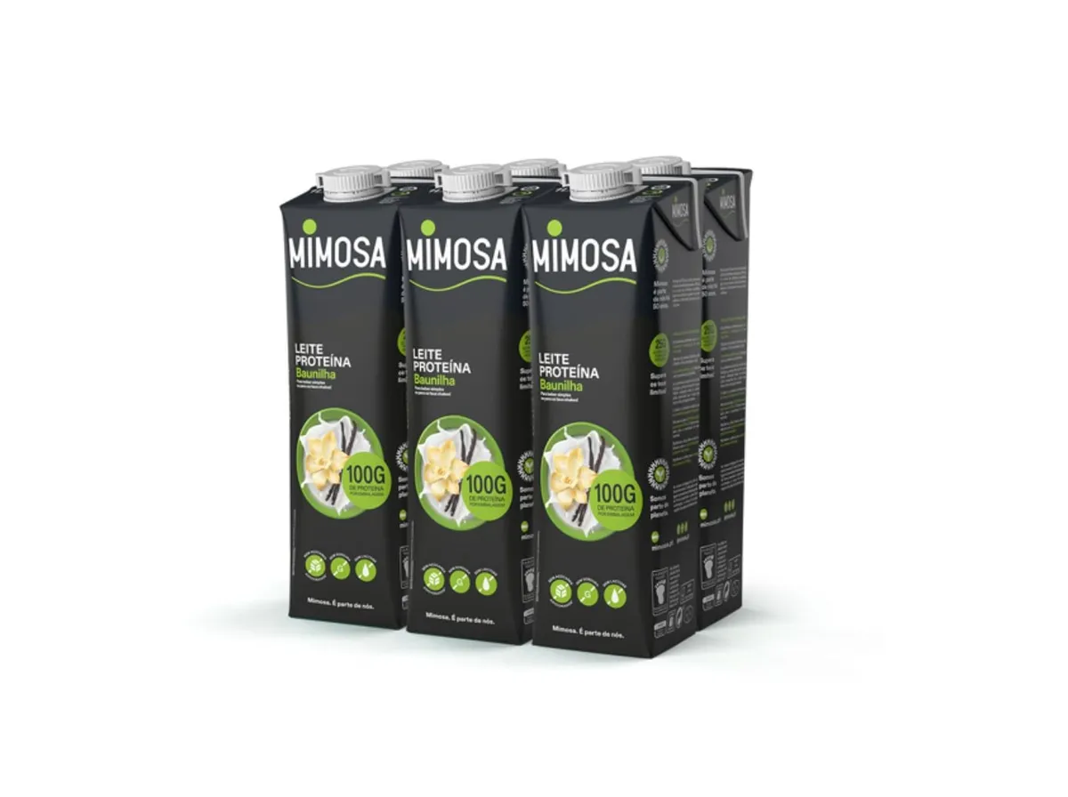 Leite + proteína Mimosa baunilha 6 x 1 L