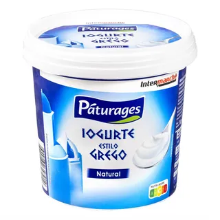 Iogurte Estilo Grego Natural 1kg Páturages