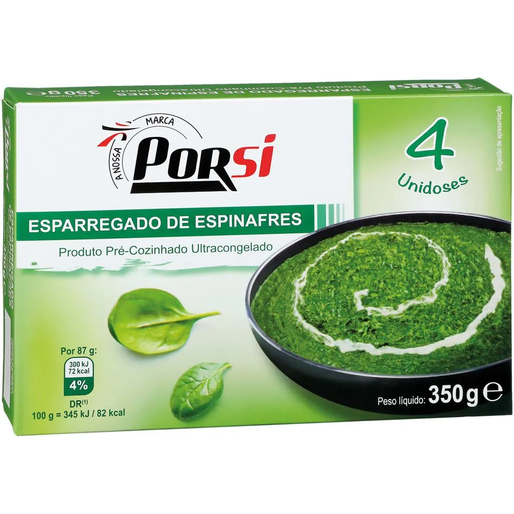 Esparregado Espinafres 350g