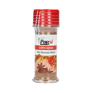 Noz Moscada Moída Frasco 30g PorSi