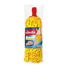 Recarga Esfregona Microfibra Amarela Suave Vileda