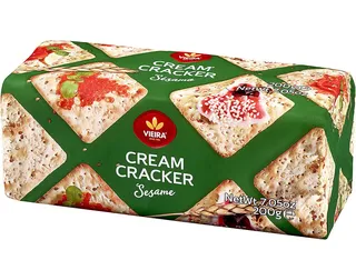 Bolacha Vieira cream cracker sésamo 200 g