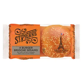 Pão de Hambúrguer Brioche Sésamo St Pierre