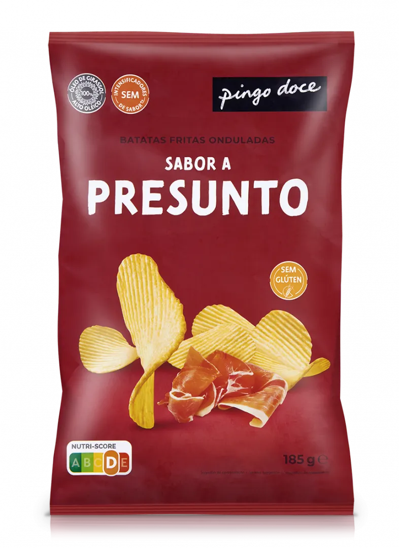 Batatas Fritas Onduladas Presunto