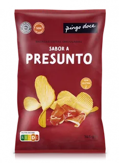 Batatas Fritas Onduladas Presunto Pingo Doce