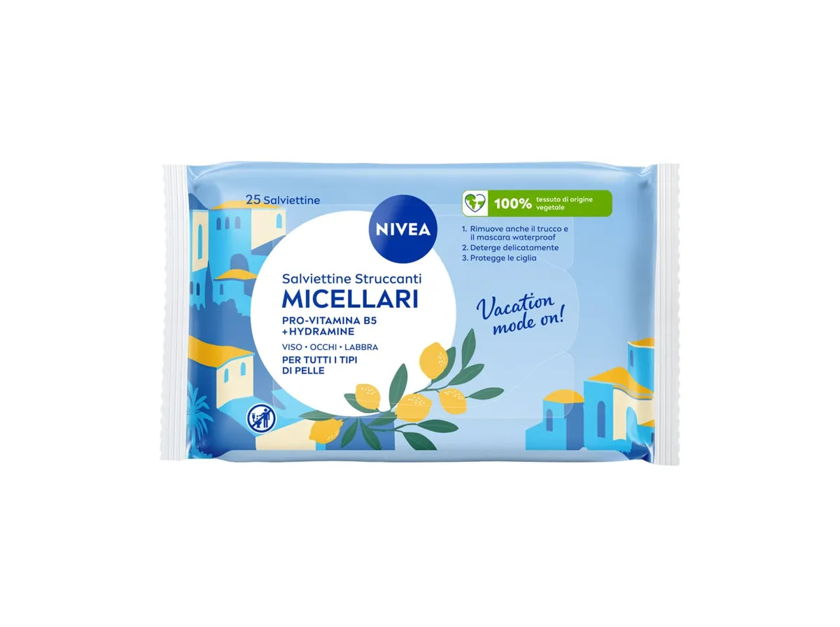 Toalhitas de limpeza Nivea micelar 25 un