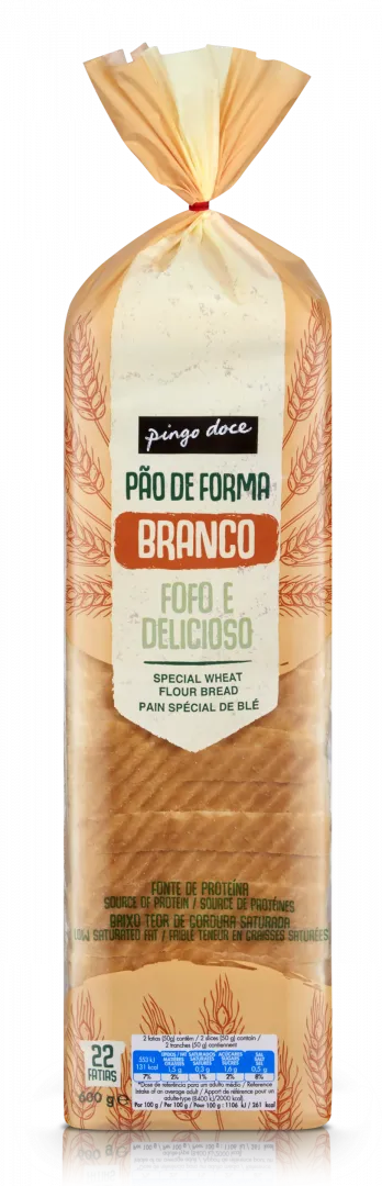 Pão de Forma Branco com Côdea