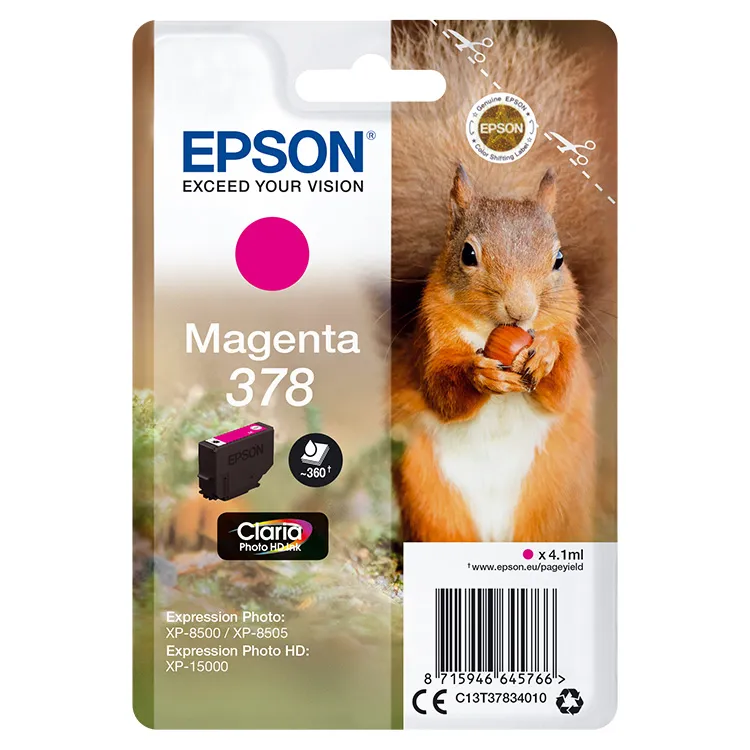 TINTEIRO EPSON 378 MAGENTA