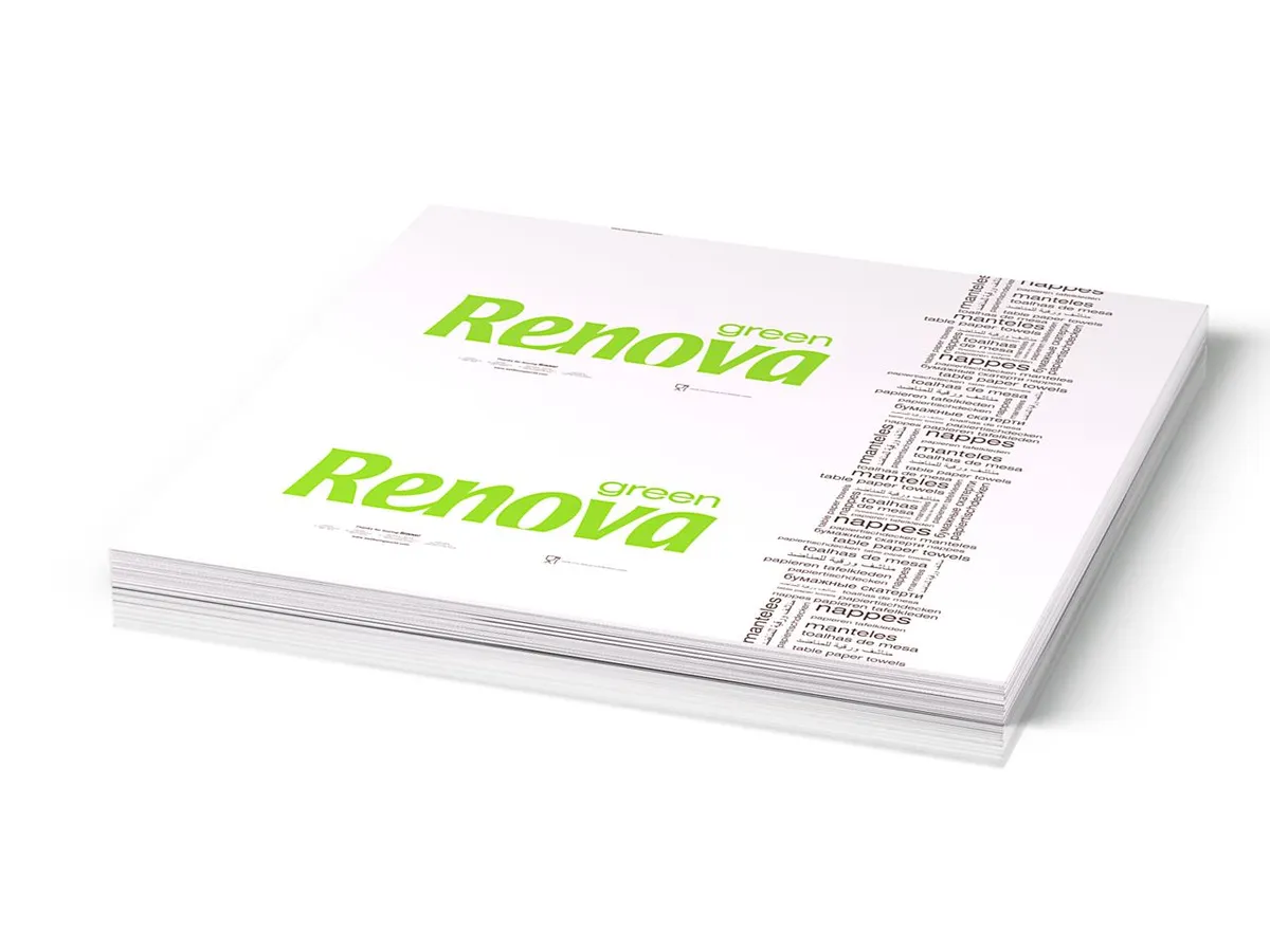 RENOVA Toalha Mesa 70X70 - 200 Un