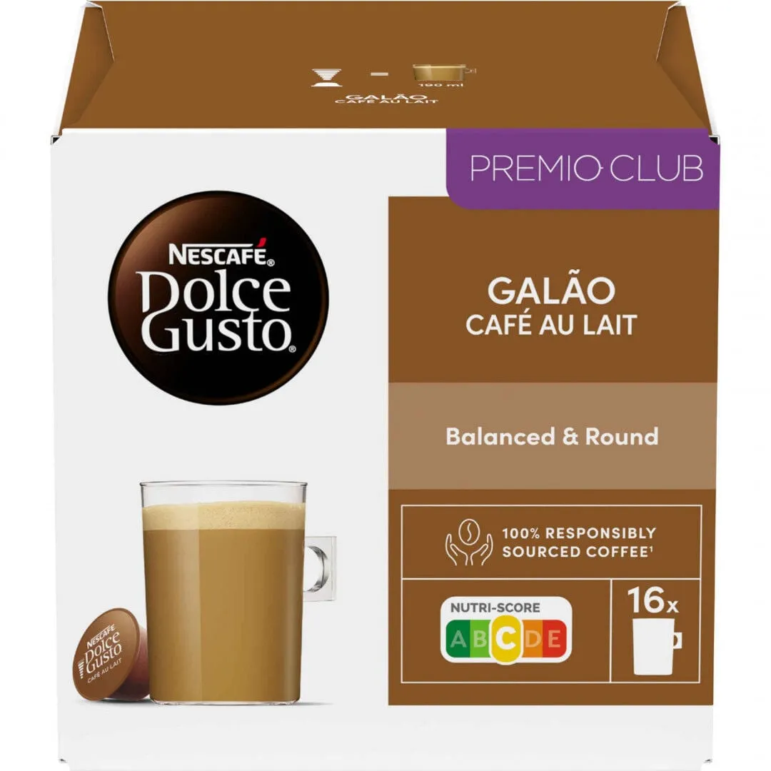 Cápsulas de Café Dolce Gusto Galão