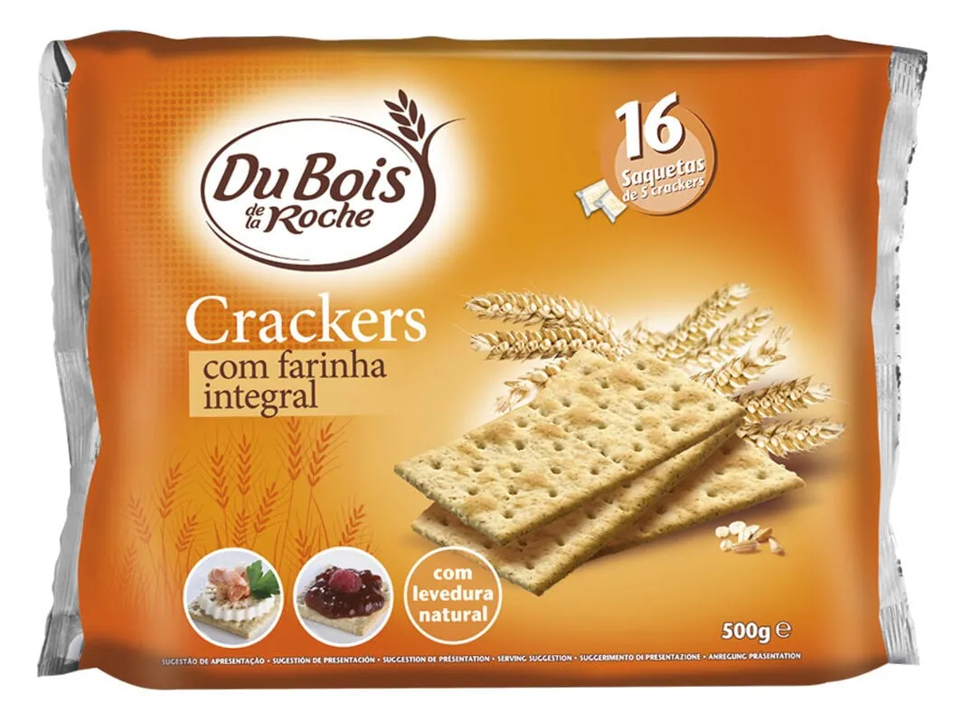 Bolacha DU BOIS DE LA Roche crackers com farinha integral 500 g