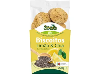 biscoitos seara de limão com chia bio 220g