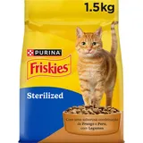 Ração para Gato Adulto Esterilizado Peru e Legumes Purina Friskies