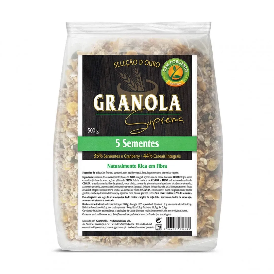 Granola Suprema 5 Sementes