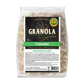 Granola Suprema 5 Sementes Cem Porcento