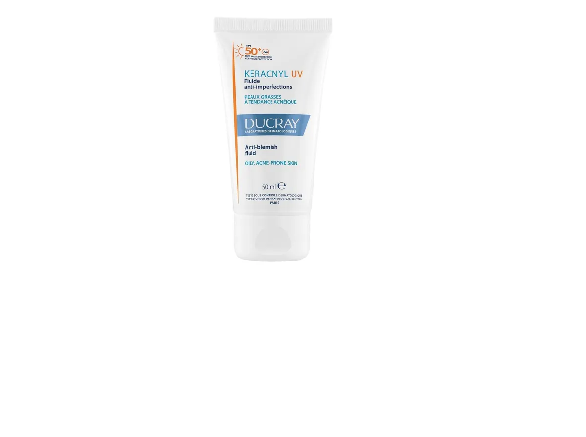 Fluido anti-imperfeições Ducray keracnyl uv 50 ml