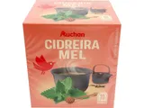 Infusão Auchan cidreira com aroma de mel 10 saquetas