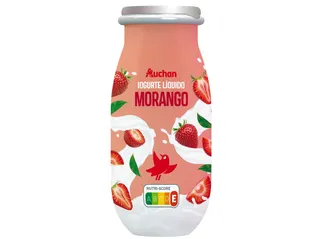 Iogurte líquido Auchan morango 100 g