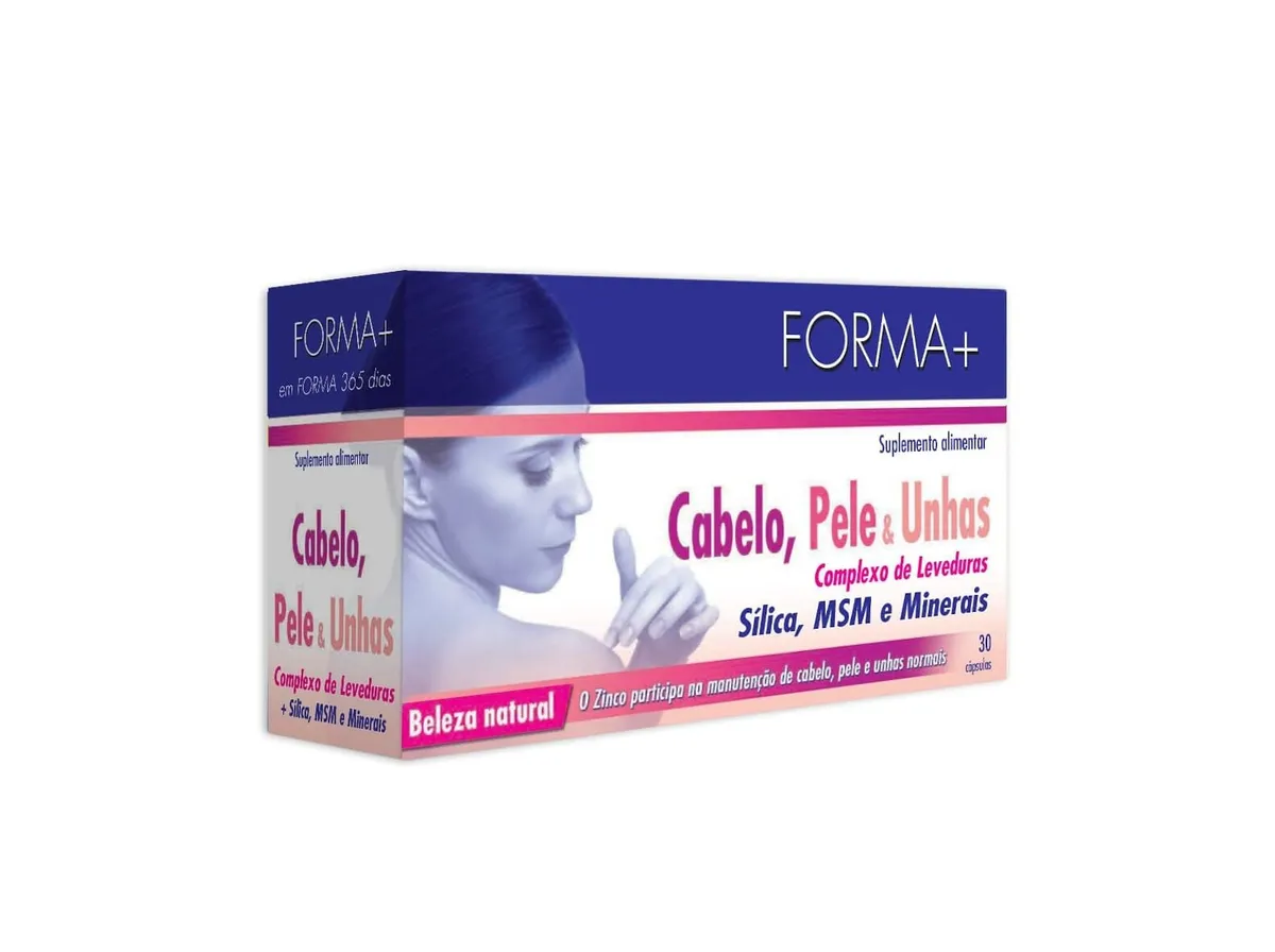 Suplemento Forma++ cabelo e unhas 30 caps