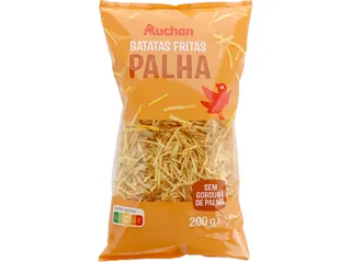 Batatas fritas Auchan palha 200 g