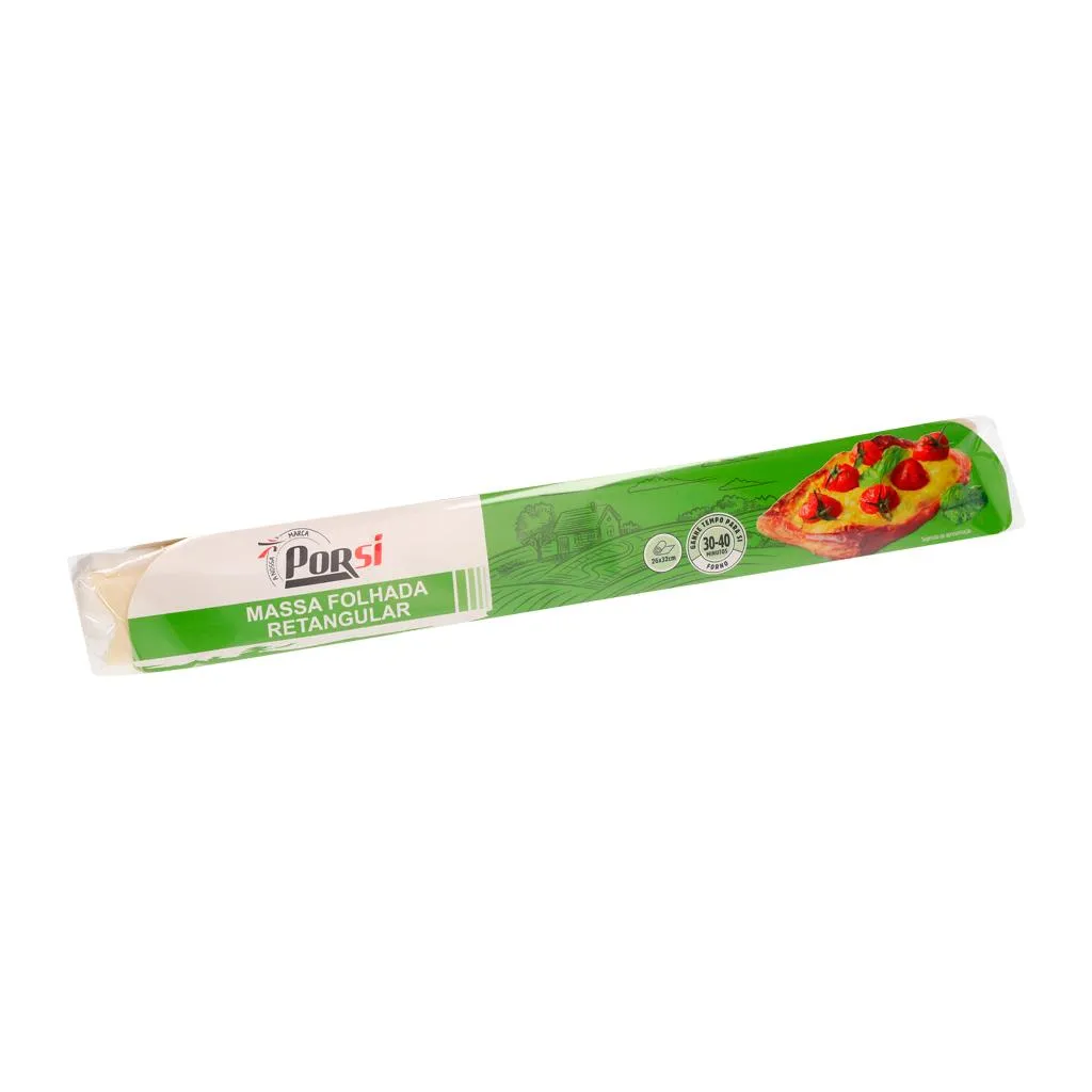 Massa Folhada Retangular 250g