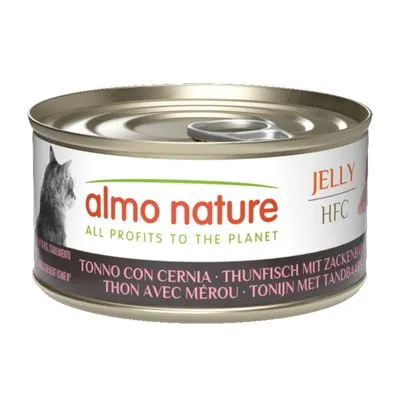 Almo Nature HFC Jelly 6 x 70 g Atum com garoupa