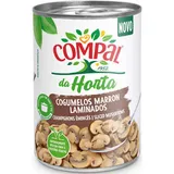 Cogumelos Marron Laminados em Lata Compal