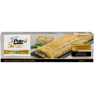 Folhado Bacalhau c/Grelos 550g PorSi Select