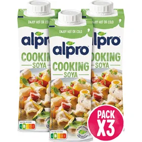 Creme Vegetal de Soja para Culinária Alpro