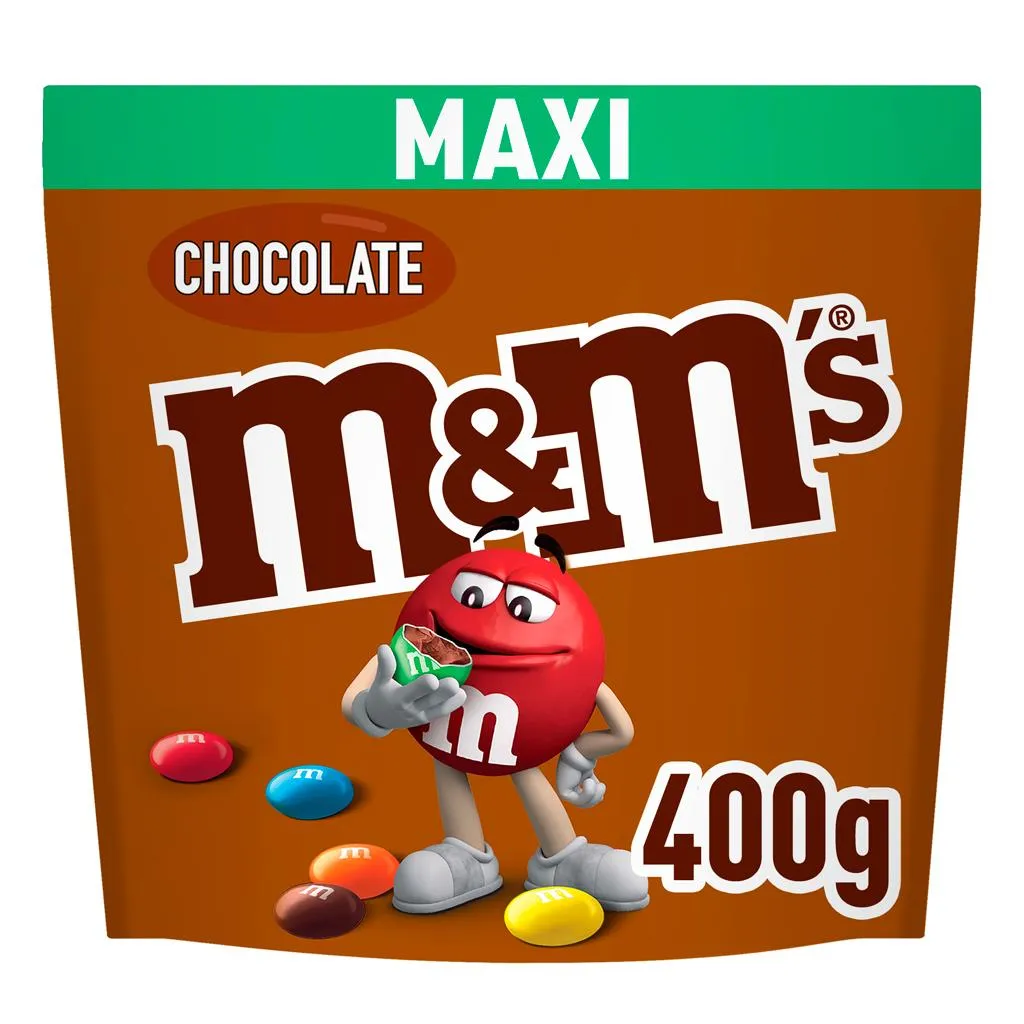 M&ms drageias de chocolate de leite, 400g