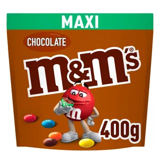 M&ms drageias de chocolate de leite, 400g