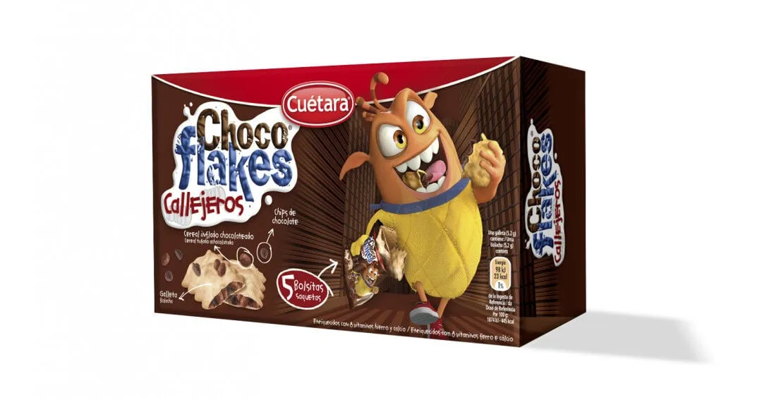 Bolachas Cuétara Choco Flakes Callejeros Pack 5