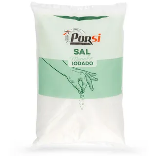 Sal Marinho Iodado 1kg PorSi