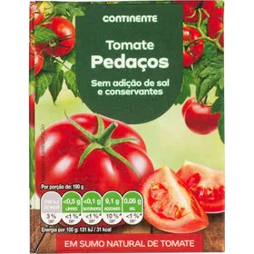 Tomate em Pedaços Continente