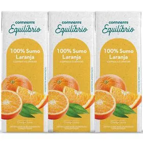 Sumo 100% Laranja Continente Equilíbrio