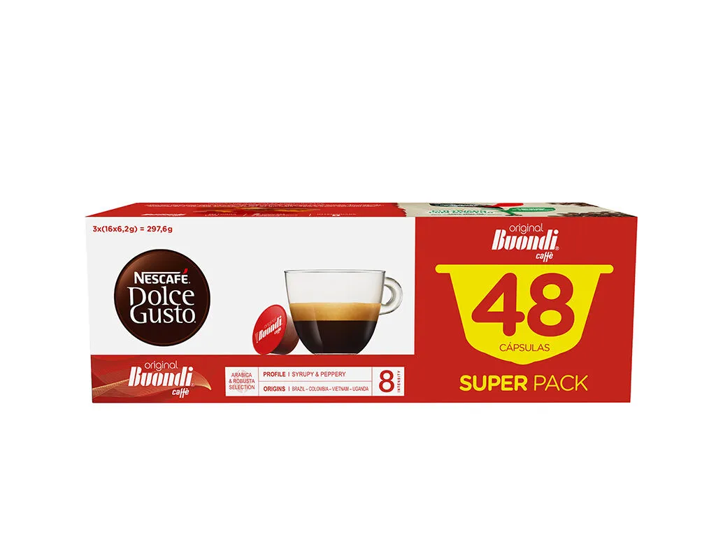Cápsulas café buondi comp dg 48 un