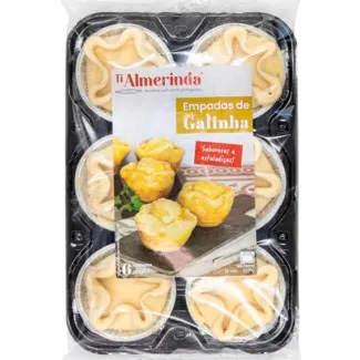 Empadas de Galinha 6 Unidades embalagem 360 g - Ti Almerinda