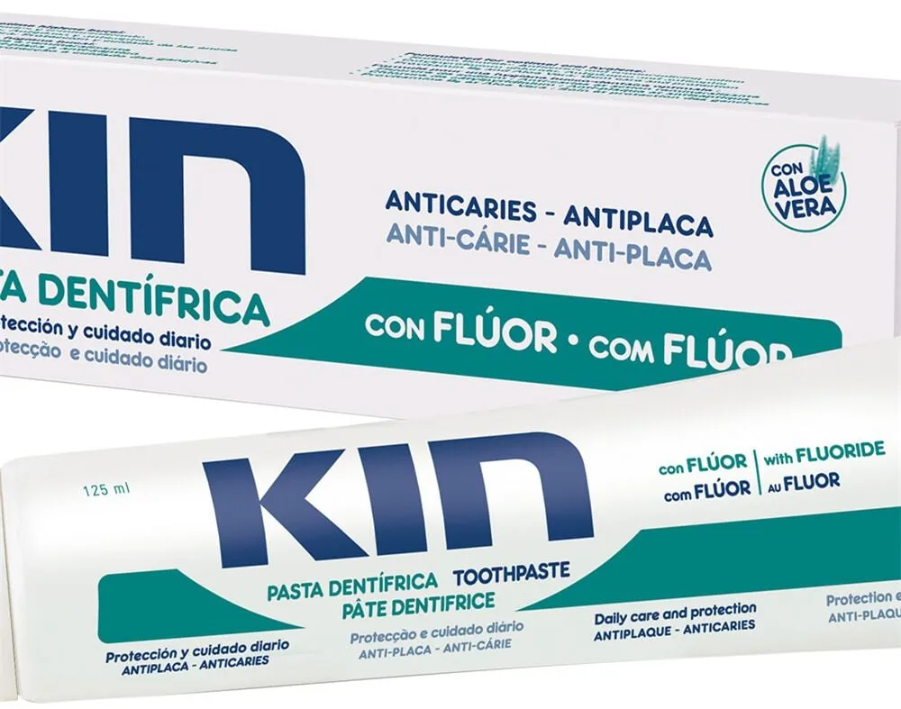Pasta dentifrica KIN com fluor 125 ml