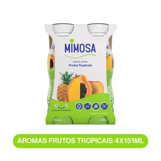 Iogurte Líquido Frutos Tropicais Pack 4 Mimosa