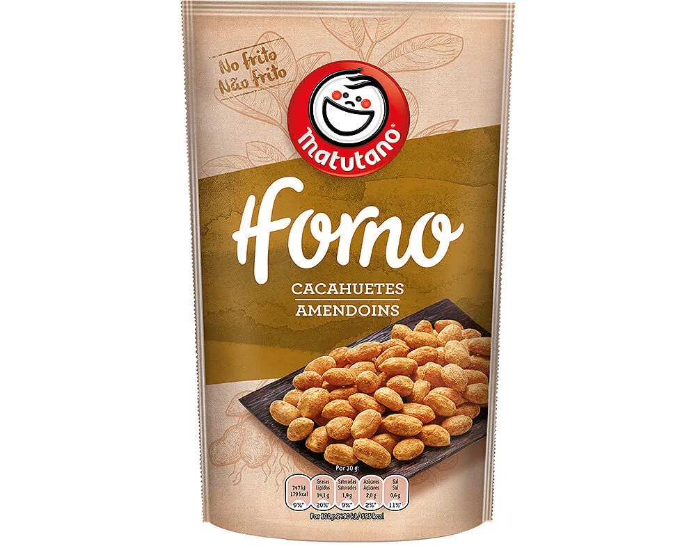 Amendoins Matutano tostados no forno 120 g